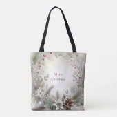 Kerstvakantie Canvas tas (Achterkant)