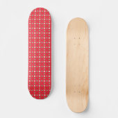 Kerstvakantie Charm Pattern 02 - Skateboard (Voorkant)