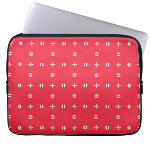 Kerstvakantie Charme Patroon 09 - Laptop Sleeve