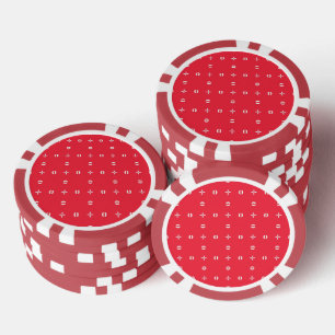 Kerstvakantie Charme Patroon 09 - Poker Chips