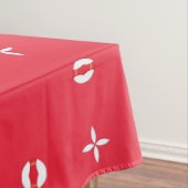 Kerstvakantie Charme Patroon 09 - Tafelkleed (Voorbeeld)
