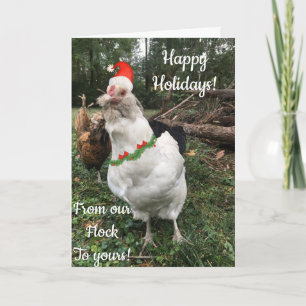 Kerstvakantie dan delen gelukkige groeten! feestdagen kaart