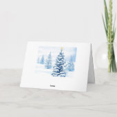 kerstvakantie feestdagen kaart (Achterkant)