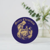 kerstvakantie feestdagenkaart (Staand voorkant)