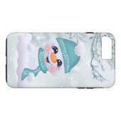 Kerstvakantie feestelijke iPhone 8/7 hoesje (Achterkant (Horizontaal))