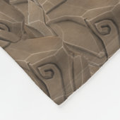 kerstvakantie fleece deken (Hoek)