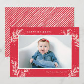 Kerstvakantie Foto Kaart (Voorkant / Achterkant)