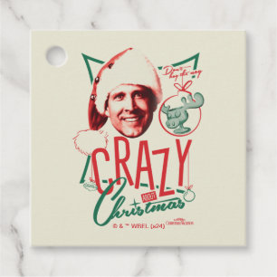 Kerstvakantie gek op kerst bedankjes labels