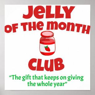 kerstvakantie gelei van de maandelijkse club poster