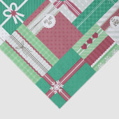 Kerstvakantie geschenken mozaïek tissuepapier (Detail)