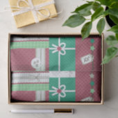 Kerstvakantie geschenken mozaïek tissuepapier (Geschenk)