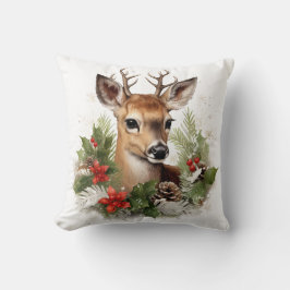 Kerstvakantie Herten Home Decor Kussen