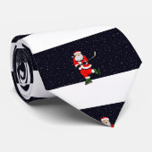 Kerstvakantie Hockey Stropdas (Opgerold)