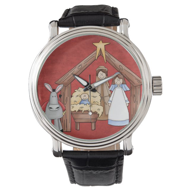 kerstvakantie horloge (Voorkant)