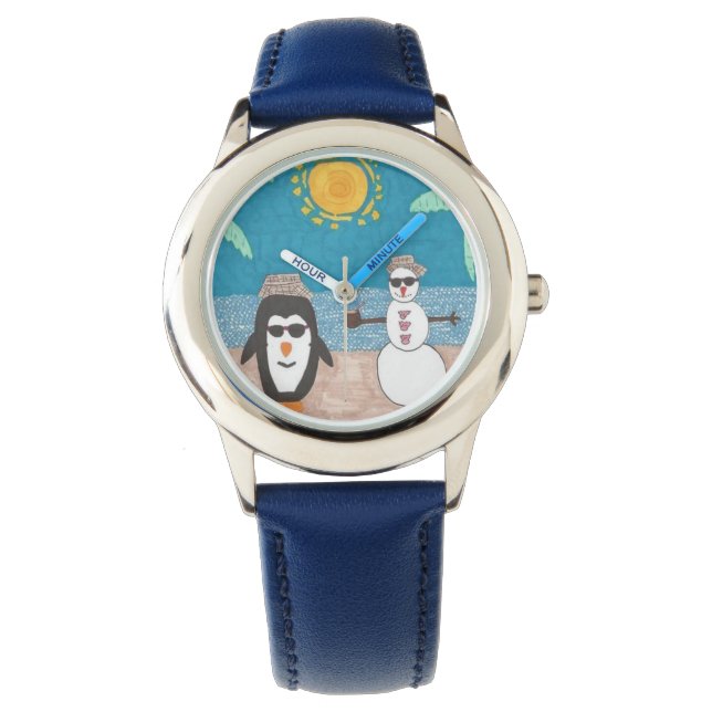 kerstvakantie horloge (Voorkant)