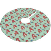 Kerstvakantie Joy Dragon Kerstboom Rok (Gekanteld)