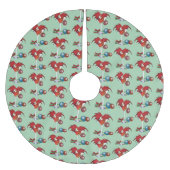 Kerstvakantie Joy Dragon Kerstboom Rok (Voorkant)