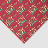 kerstvakantie | Joy to the Squirrel Pattern Tissuepapier (Detail)