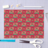 kerstvakantie | Joy to the Squirrel Pattern Tissuepapier (Craft)