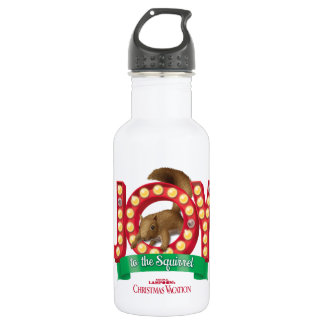 kerstvakantie | Joy to the Squirrel Waterfles
