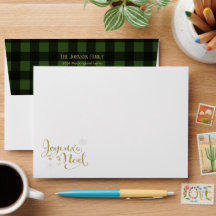 Kerstvakantie Joyeux Noel Groen Zwart Geruit