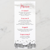 Kerstvakantie Kerst diner Menu (Voorkant)