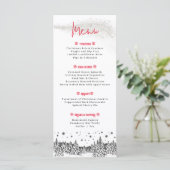 Kerstvakantie Kerstmaal Menu (Staand voorkant)