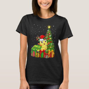 Kerstvakantie Kerstman Rups Kerstboom T-shirt