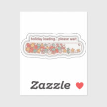 Kerstvakantie Laadbalk Cute Kerst Vinyl