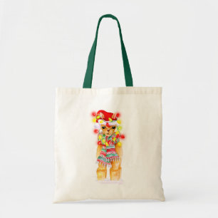 kerstvakantie Llama whimsy Tote Bag