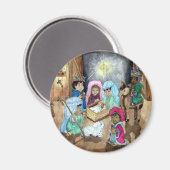 kerstvakantie magneet (Voorkant / Achterkant)