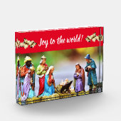 kerstvakantie | Manger | Acrylfotoblok Fotoblokken (Links)