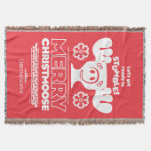 kerstvakantie | Merry Christmoose Deken (Voorkant)