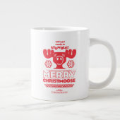 kerstvakantie | Merry Christmoose Extra Grote Beker (Rechts)