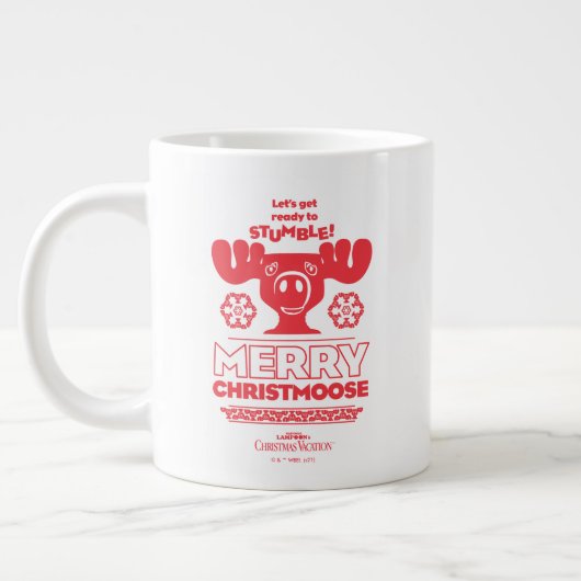 kerstvakantie | Merry Christmoose Extra Grote Beker (Links)