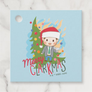 kerstvakantie Merry Clarkmas Bedankjes Labels