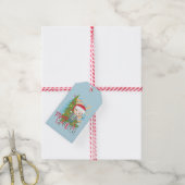 kerstvakantie Merry Clarkmas Cadeaulabel (Met Touw)