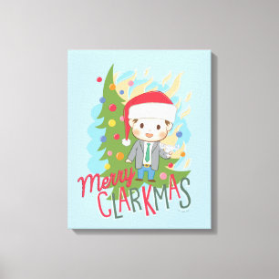 kerstvakantie Merry Clarkmas Canvas Afdruk