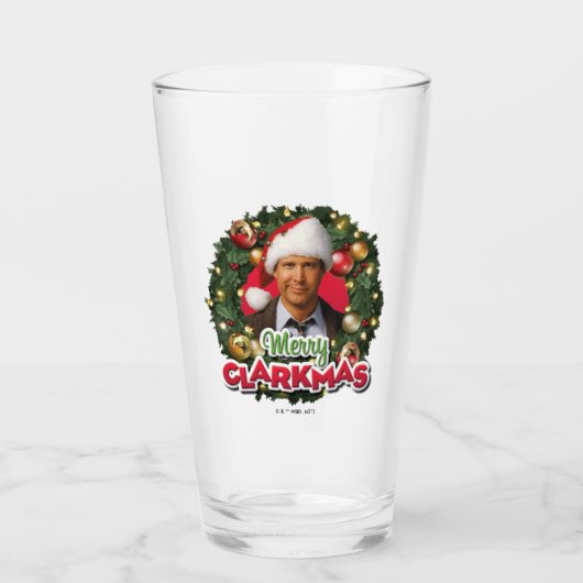 kerstvakantie | Merry Clarkmas Glas (Voorkant)