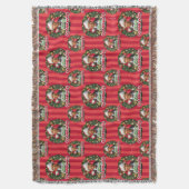 kerstvakantie | Merry Clarkmas Pattern Deken (Voorkant Verticaal)