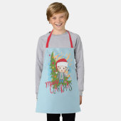 kerstvakantie Merry Clarkmas Schort (Gedragen)