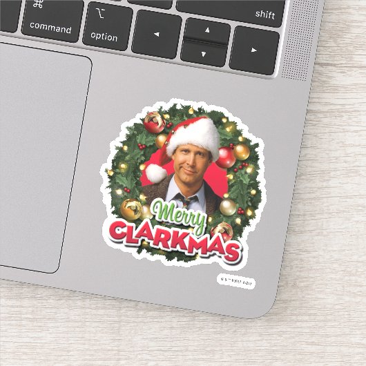 kerstvakantie | Merry Clarkmas Sticker (Detail)