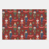  kerstvakantie met kerstmis inpakpapier vel (Voorkant)