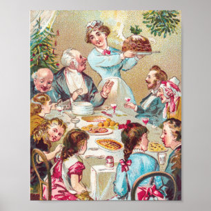 Kerstvakantie met kerstvakantie poster