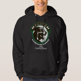 kerstvakantie met Mississippi Leg hond op de lont Hoodie