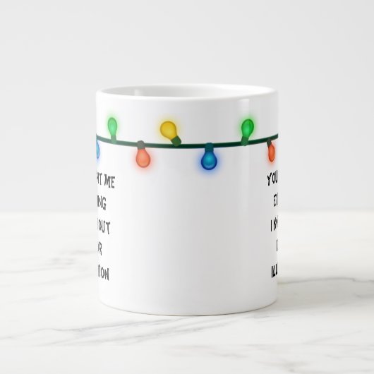 kerstvakantie Mok kerstlampje (Voorkant)