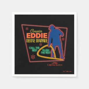 kerstvakantie   Neef Eddie Neon Sign Servet