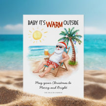 Kerstvakantie op een tropisch strand met Kerstmis