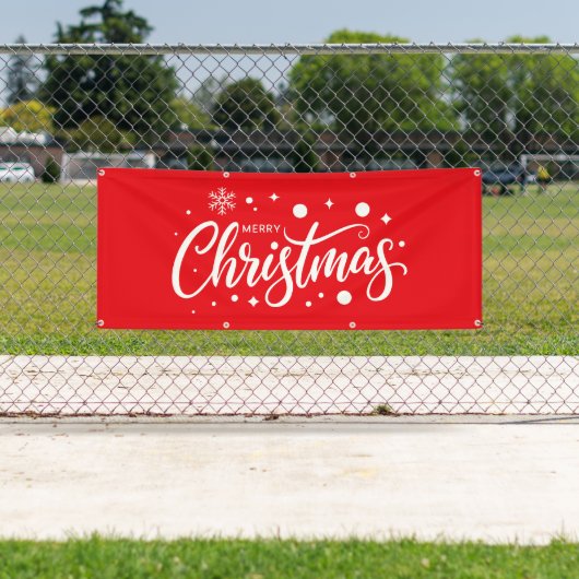Kerstvakantie Outdoor Banner (Insitu)