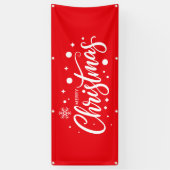 Kerstvakantie Outdoor Banner (Verticaal)